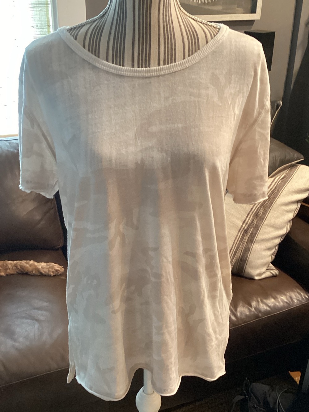We The Free Cream Short-Sleeve Crewneck Tee